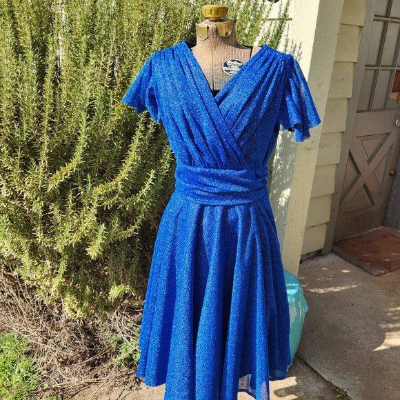 Magnolia Place Dresses Sparkly Party Wrap Dress Poshmark